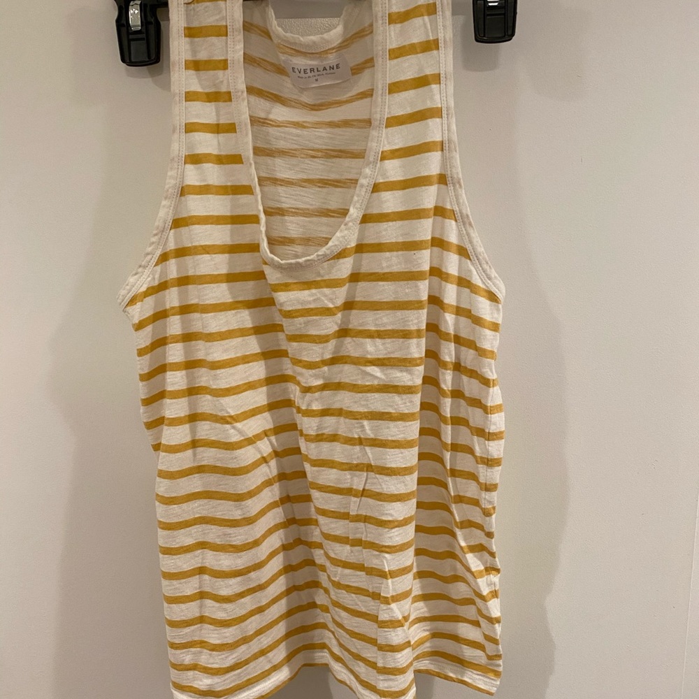 Everlane striped tank top